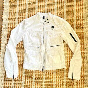 Authentic Blauer USA Women’s Lightweight White Jacket – Size Small
